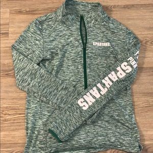 Michigan State Quarterzip